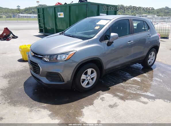 3GNCJKSB4LL272019 2020 CHEVROLET TRAX Gray წინა მარცხენა ხედი სამი მეოთხედიდან