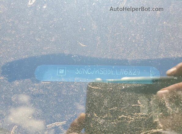3GNCJKSB5LL116829 2020 CHEVROLET TRAX Charcoal Widok naklejki z numerem VIN