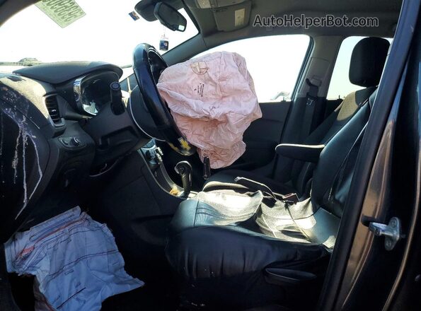 3GNCJKSB5LL116829 2020 CHEVROLET TRAX Charcoal Widok wnętrza z przodu