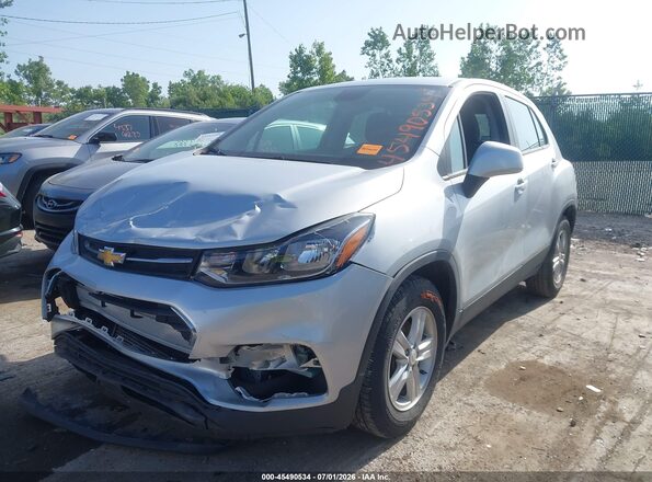 3GNCJKSB5LL202190 2020 CHEVROLET TRAX Серебряный Передняя левая четверть