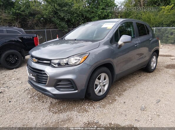 3GNCJKSB6LL214560 2020 CHEVROLET TRAX Gray Przód lewy