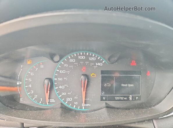 3GNCJKSB7JL189407 2018 CHEVROLET TRAX Черный Вид щитка приборов