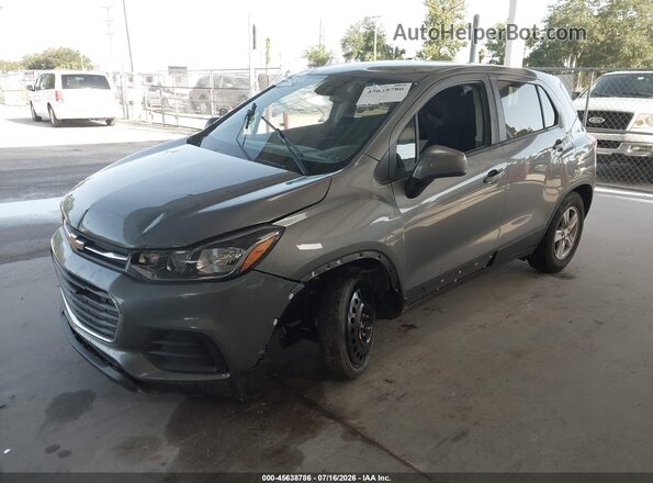 3GNCJKSB7LL292443 2020 CHEVROLET TRAX Gray Przód lewy
