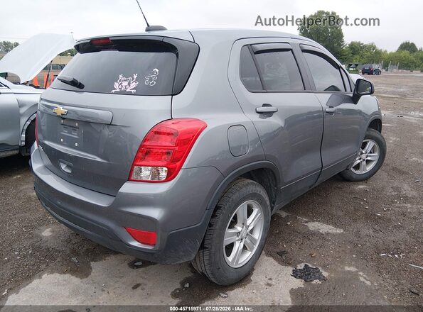 3GNCJKSB7LL294564 2020 CHEVROLET TRAX Gray Trasero derecho