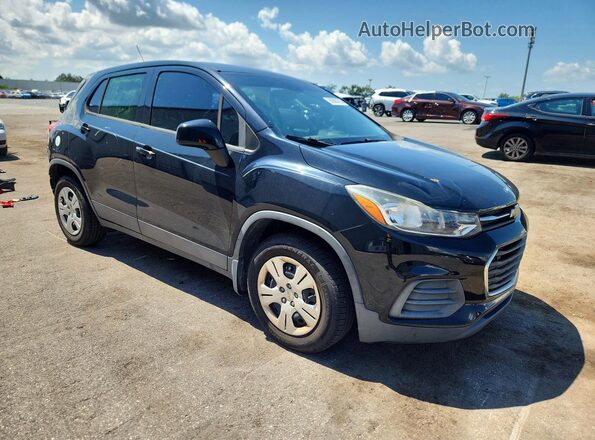 3GNCJKSB8JL374629 2018 CHEVROLET TRAX Black Передня права чверть