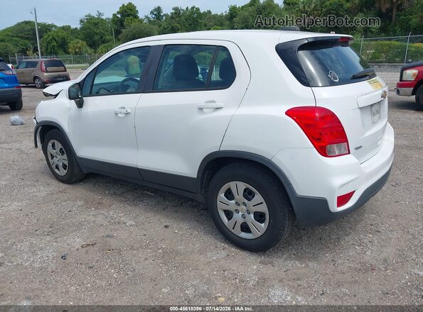 3GNCJKSB8KL139357 2019 CHEVROLET TRAX White Հետևի ձախ