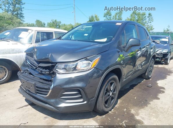 3GNCJKSB8LL214236 2020 CHEVROLET TRAX Серый Передняя левая четверть