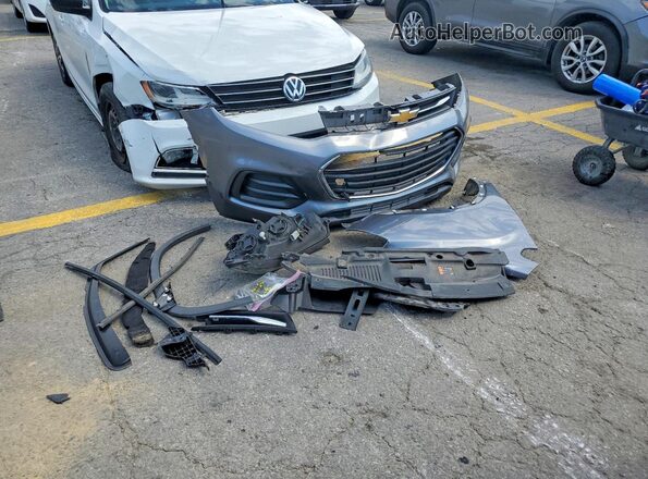 3GNCJKSB8LL287882 2020 CHEVROLET TRAX Gray VIN კოდის სტიკერის ხედი