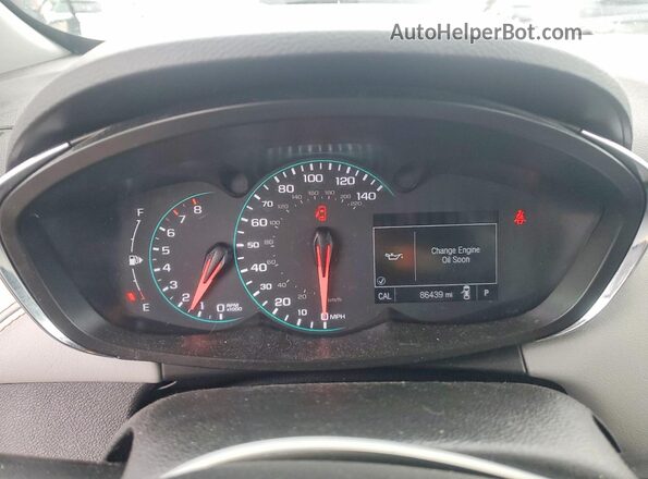 3GNCJKSB8LL341875 2020 CHEVROLET TRAX Silver Instrument cluster view