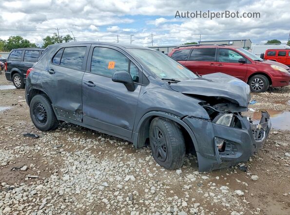 3GNCJKSB9GL271101 2016 CHEVROLET TRAX Gray Przód prawy
