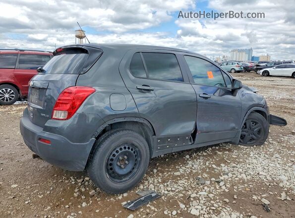 3GNCJKSB9GL271101 2016 CHEVROLET TRAX Gray Tył prawy