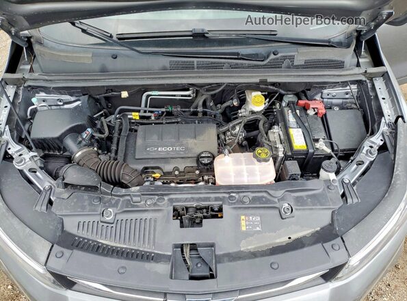 3GNCJKSBXLL154492 2020 CHEVROLET TRAX Gray Вид підкапотного простору