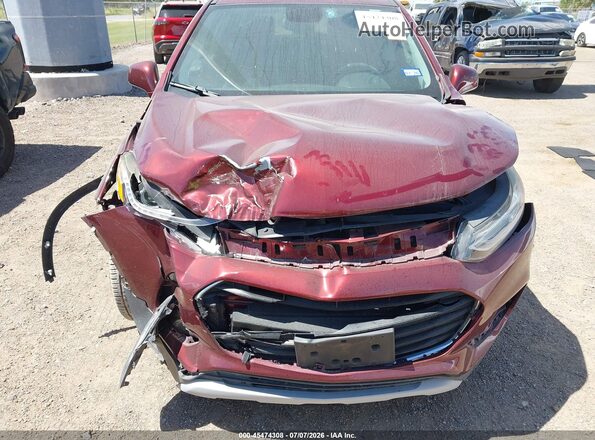 3GNCJLSB0HL234168 2017 CHEVROLET TRAX Темно-бордовый Вид задней части салона