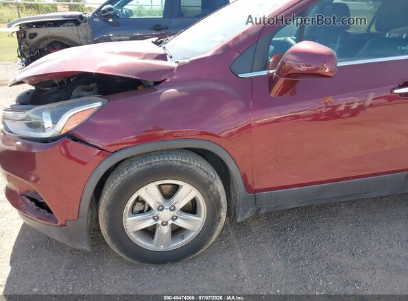 3GNCJLSB0HL234168 2017 CHEVROLET TRAX Темно-бордовый Вид спереди