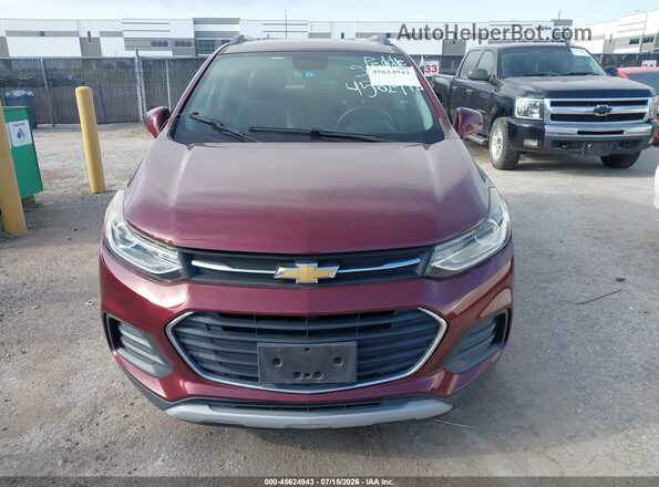 3GNCJLSB0HL254677 2017 CHEVROLET TRAX Maroon Vista frontal