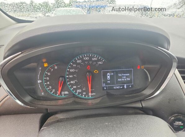 3GNCJLSB0KL163965 2019 CHEVROLET TRAX Silver Instrument cluster view