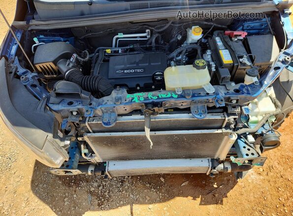 3GNCJLSB0LL309637 2020 CHEVROLET TRAX Синий Вид подкапотного пространства
