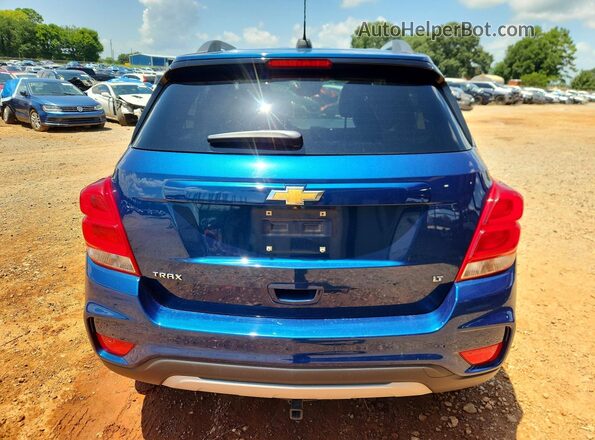 3GNCJLSB0LL309637 2020 CHEVROLET TRAX Синий Вид сзади