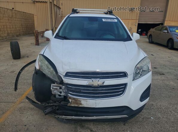3GNCJLSB1GL161004 2016 CHEVROLET TRAX White Widok z przodu