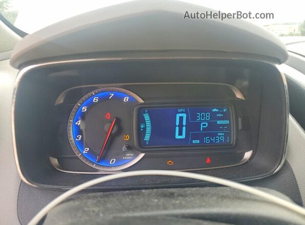 3GNCJLSB1GL161004 2016 CHEVROLET TRAX White Widok zestawu wskaźników