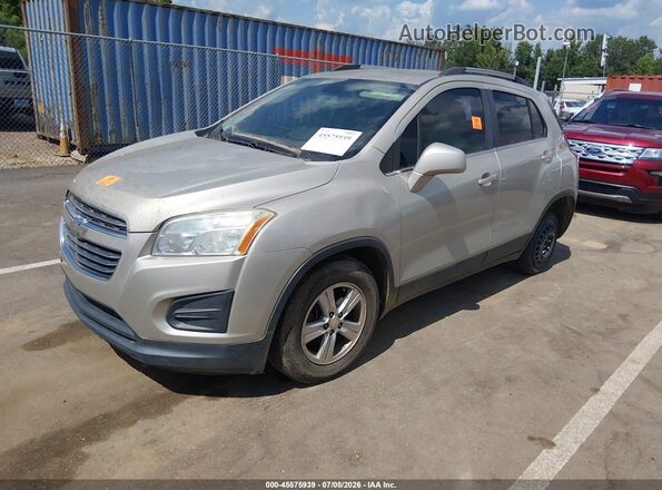 3GNCJLSB1GL221122 2016 CHEVROLET TRAX Silver Передня ліва чверть