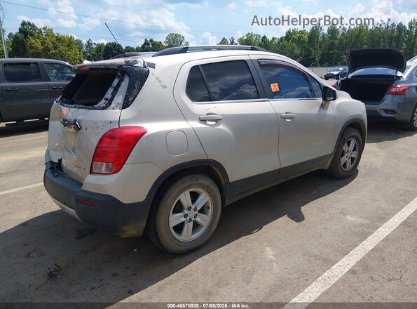 3GNCJLSB1GL221122 2016 CHEVROLET TRAX Silver Задня права чверть