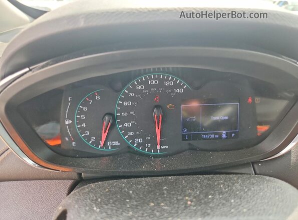 3GNCJLSB1KL374317 2019 CHEVROLET TRAX Silver Սարքավորումների վահանակի տեսք