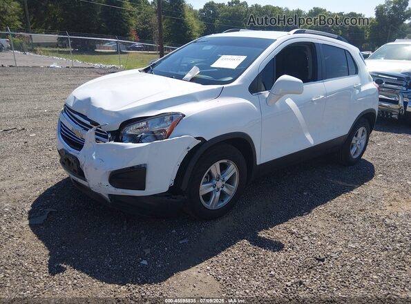 3GNCJLSB2GL233764 2016 CHEVROLET TRAX White Առջևի ձախ երեք քառորդ տեսարան
