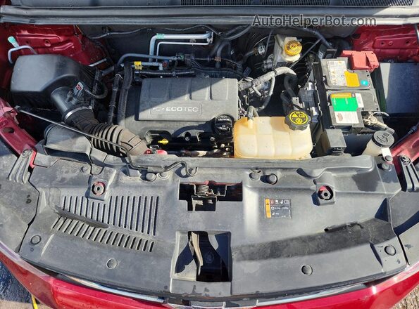 3GNCJLSB2JL408876 2018 CHEVROLET TRAX Red Engine compartment view