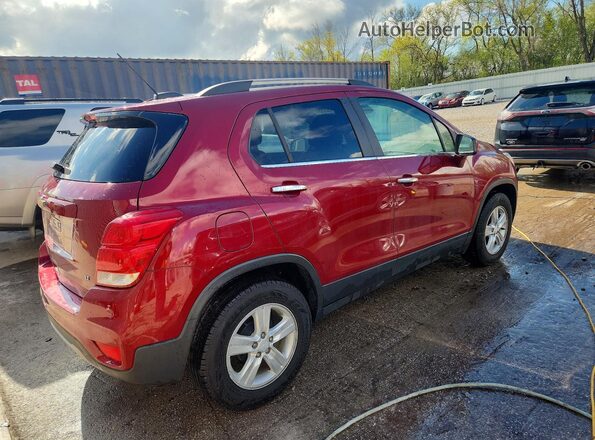 3GNCJLSB2JL408876 2018 CHEVROLET TRAX Red Rear right