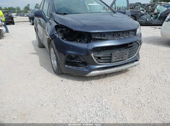 3GNCJLSB2KL217640 2019 CHEVROLET TRAX Blue Front view