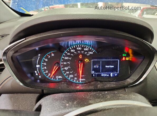 3GNCJLSB2KL348731 2019 CHEVROLET TRAX Blue Vista del cuadro de instrumentos