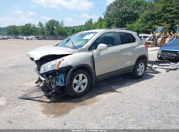 3GNCJLSB3GL274128 2016 CHEVROLET TRAX Бежевый Передняя левая четверть