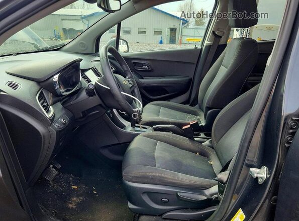 3GNCJLSB3HL186181 2017 CHEVROLET TRAX Black Widok wnętrza z przodu