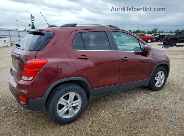 3GNCJLSB3HL209474 2017 CHEVROLET TRAX Burgundy Trasero derecho