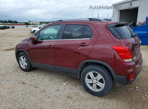 3GNCJLSB3HL209474 2017 CHEVROLET TRAX Burgundy Trasero izquierdo