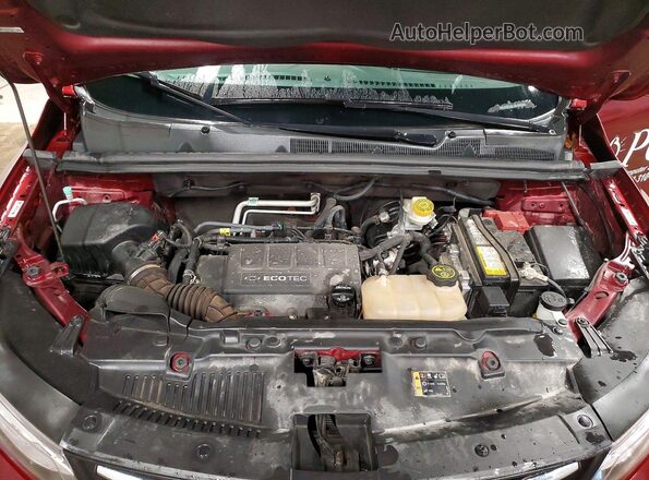 3GNCJLSB3HL209474 2017 CHEVROLET TRAX Burgundy Vista del compartimento del motor