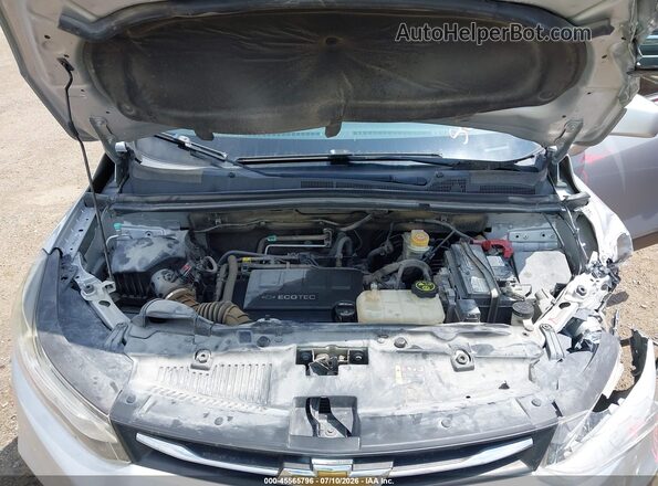 3GNCJLSB3JL181715 2018 CHEVROLET TRAX Silver უკანა ხედი