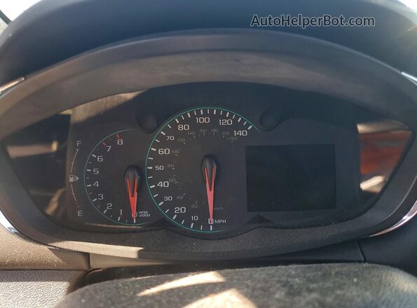 3GNCJLSB3JL416498 2018 CHEVROLET TRAX Синий Вид щитка приборов