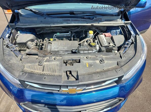3GNCJLSB3LL330742 2020 CHEVROLET TRAX Blue Engine compartment view