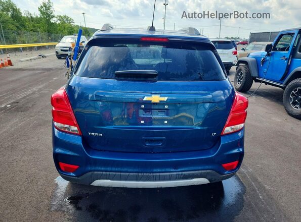 3GNCJLSB3LL330742 2020 CHEVROLET TRAX Blue Rear view