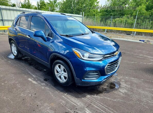 3GNCJLSB3LL330742 2020 CHEVROLET TRAX Blue Front right