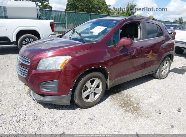 3GNCJLSB4GL278009 2016 CHEVROLET TRAX Red Front left
