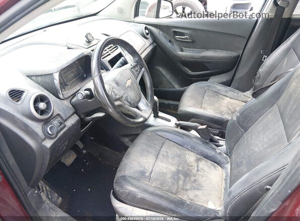3GNCJLSB4GL278009 2016 CHEVROLET TRAX Red Front view