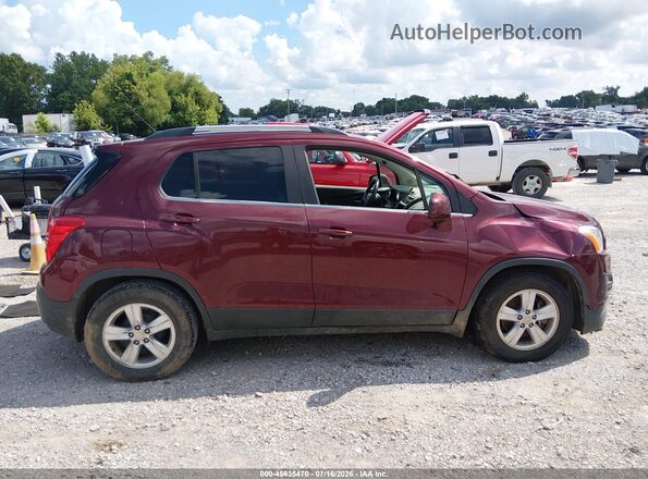 3GNCJLSB4GL278009 2016 CHEVROLET TRAX Red Rear interior view