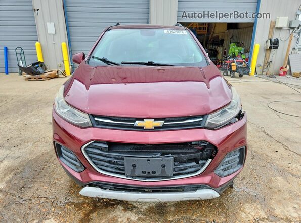 3GNCJLSB4HL163430 2017 CHEVROLET TRAX Burgundy Widok z przodu