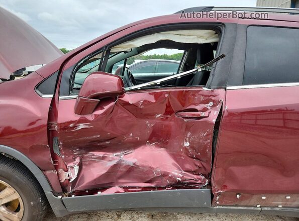 3GNCJLSB4HL163430 2017 CHEVROLET TRAX Burgundy Widok wnętrza z przodu