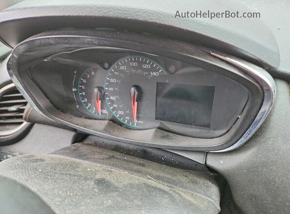 3GNCJLSB4HL163430 2017 CHEVROLET TRAX Burgundy Widok zestawu wskaźników