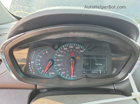3GNCJLSB4HL220659 2017 CHEVROLET TRAX Gray Instrument cluster view