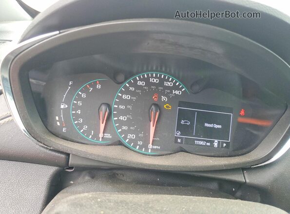 3GNCJLSB4KL361951 2019 CHEVROLET TRAX Red Widok zestawu wskaźników